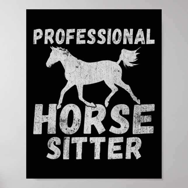 Horse Girl Horseback Riding Pony Horsescute Ss Cut Poster (Front)