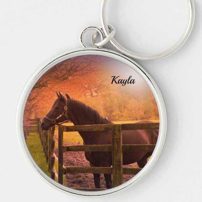 Horse Girl Key Ring (Front)