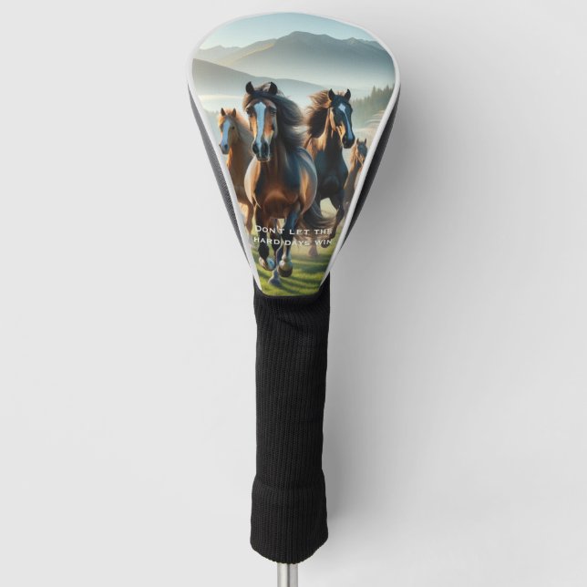 Horse Golf Head Cover (Front)