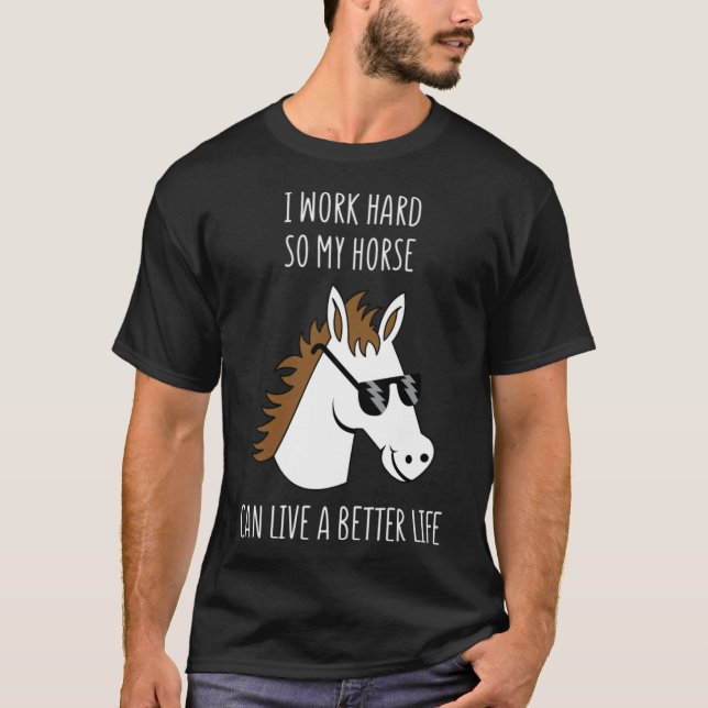 Horse   grandpa  T-Shirt (Front)
