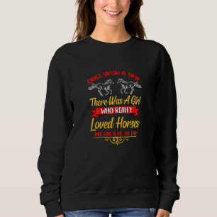 Horse Graphic Dressage Women Girls Pet 2 Sweatshirt