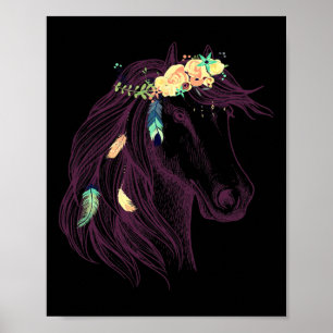 Horse Graphic Tees - Horse For Girls Poster