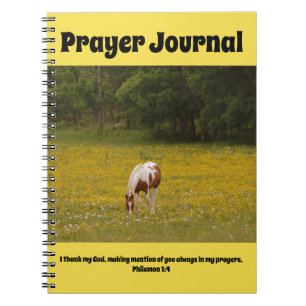 Horse Grazing Prayer Journal