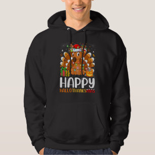 Horse  Halloween Christmas Happy Hallothanksmas Hoodie