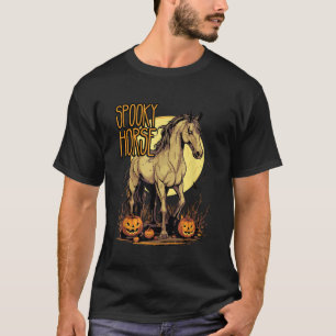 Horse Halloween Costume Horseback Riding Trick Or  T-Shirt