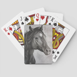 Horse Hand Drawn Art  Playing Cards
