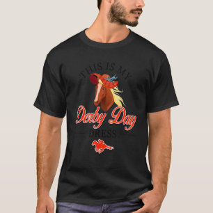 Horse Hat Derby Kentucky  2022 Derby Day Dress 1 T-Shirt