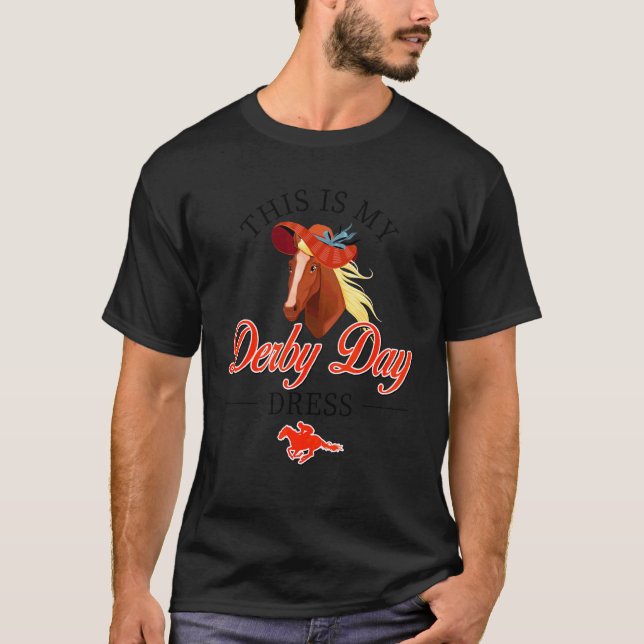 Horse Hat Derby Kentucky  2022 Derby Day Dress 1 T-Shirt (Front)