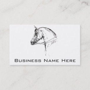 Horse Head Business Card