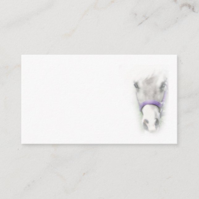 Horse head business card (Front)