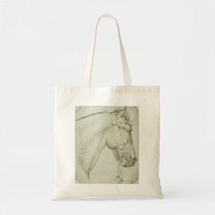 Horse Head Fine Art Animal Drawing Tote Bag