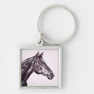 Horse Head Keychain