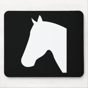 Horse Head Silhouettes1 Mouse Pad
