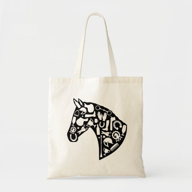 Horse Head Tote Bag (Front)