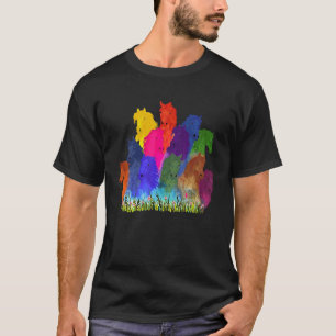 Horse Head Watercolor Equestrian T-Shirt