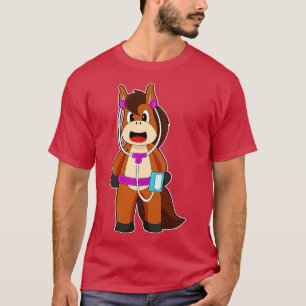 Horse Headphone Music 1 T-Shirt