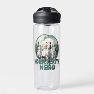 Horse Health Hero, Vintage Equestrian, Riding Water Bottle