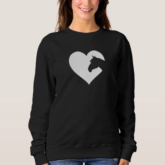 Horse Heart Horse Sweatshirt (Front)