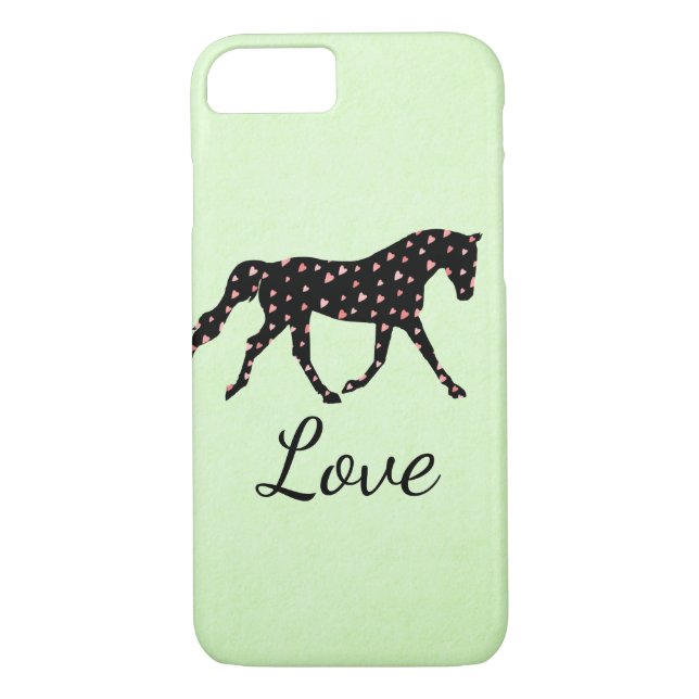 Horse, Hearts and Love Case-Mate iPhone Case (Back)