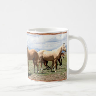Horse Herd Under Big Sky Coffee Mug