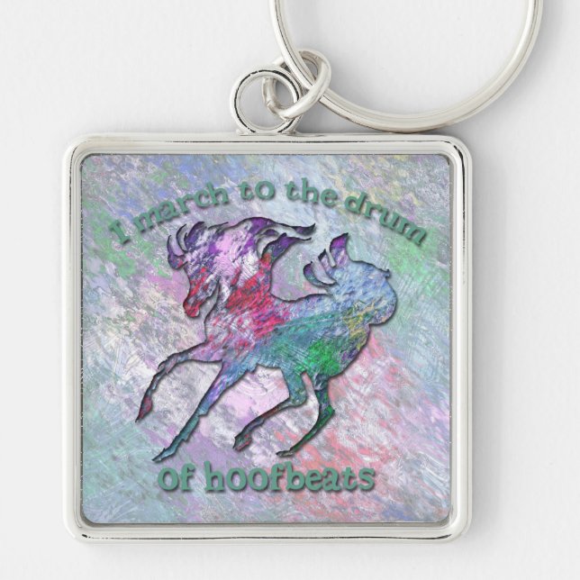 HORSE HOOFBEATS KEY RING (Front)