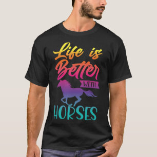 Horse & Horse  for Hobby Riders & Riding T-Shirt