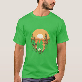 Horse Horseback Riding Couples Matching Vintage vi T-Shirt
