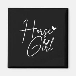 Horse Horseback Riding Girl Magnet