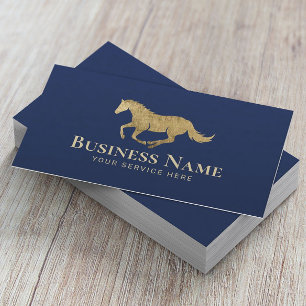 Horse Horseback Riding Instructor Pony Club Equine Business Card