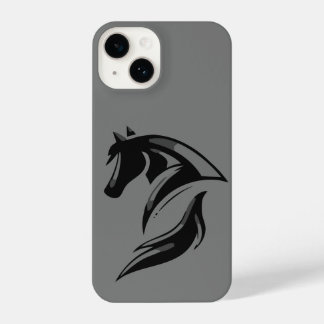 Horse Horses Equestrian Logo Graphic Art iPhone 14 Case