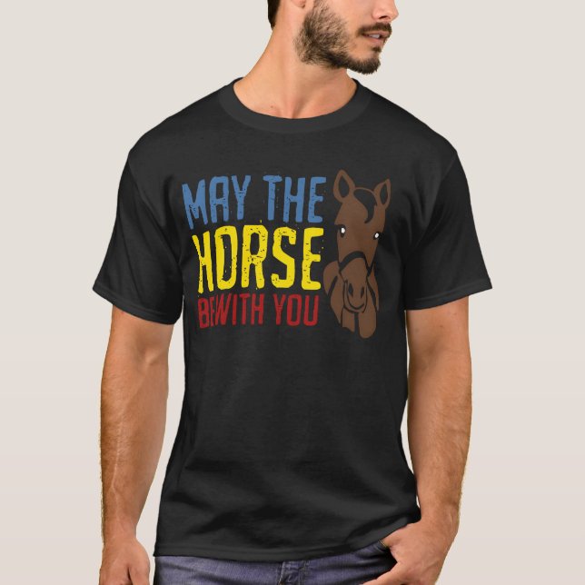 Horse Horses Riding Haflinger family T-Shirt (Front)