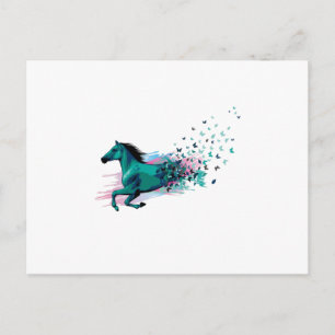 Horse Horseshoe Horses Sayings Riding Gift Idea Postcard