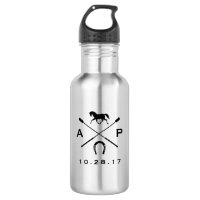 Horse Horseshoe Logo Initials Bat Mitzvah