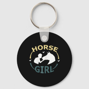 Horse I Am A Horse Girl Horse Lover Women Kids Key Ring