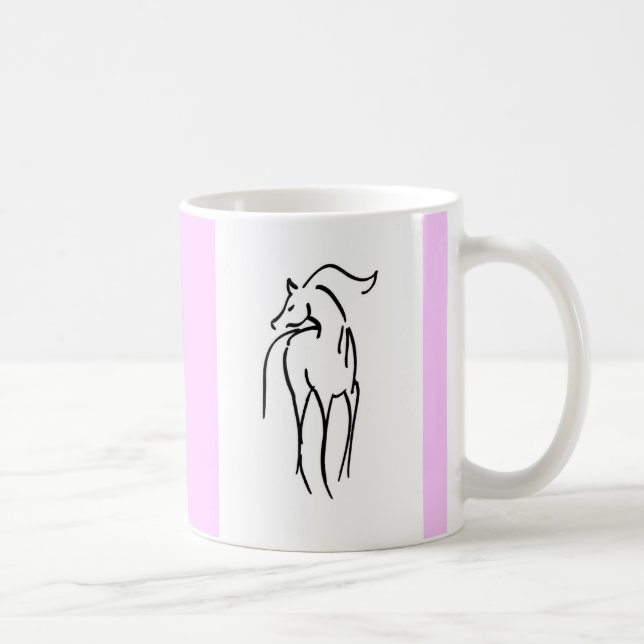 Horse Illustration Mug (Right)