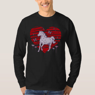 Horse in a Heart  for Horse  and Horse Rider T-Shirt