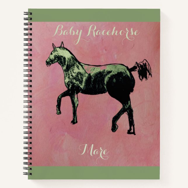 horse in action notebook (Front)