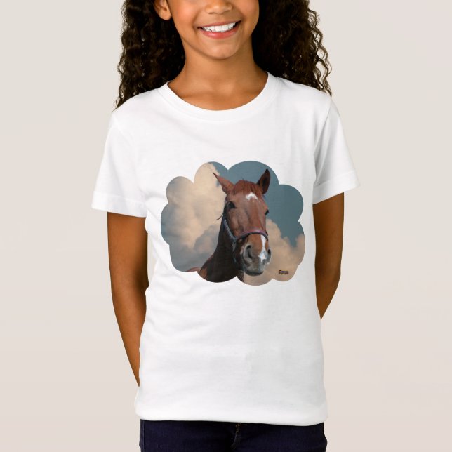 Horse In Cloud 01 T-Shirt (Front)