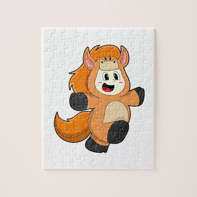 Horse in Costume Jigsaw Puzzle (Vertical)