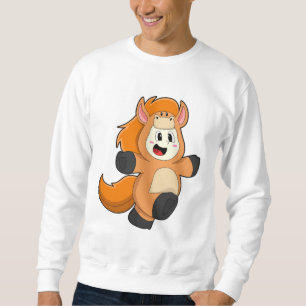 Horse in Costume Sweatshirt