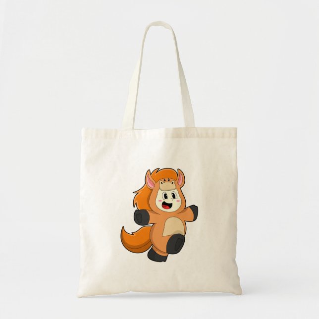 Horse in Costume Tote Bag (Front)