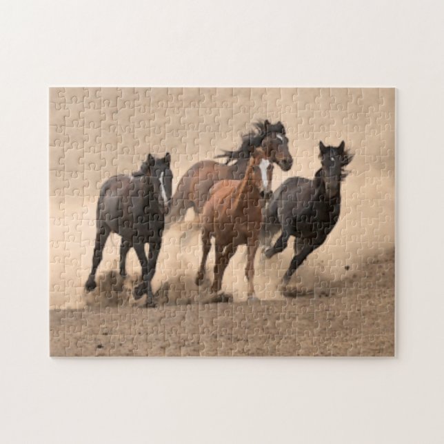 Horse In Fall II Jigsaw Puzzle (Horizontal)