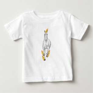 Horse in Flame Baby T-Shirt