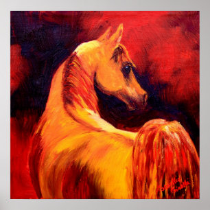 Horse in Profile Poster