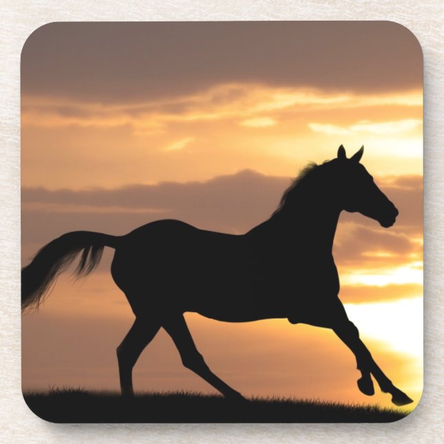 Horse In Sunset Coaster (Front)