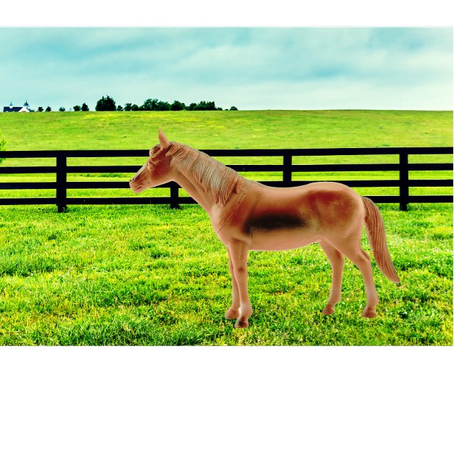 Horse in the Pasture Cushion (Creator Uploaded)