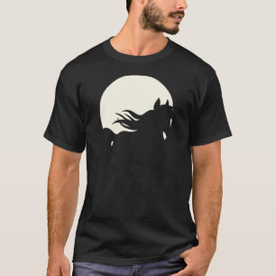 Horse in the sunset mustang western riding T-Shirt