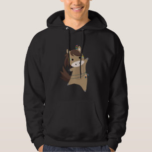 Horse Indian Indian Jewellery Feathers Carnival Hoodie