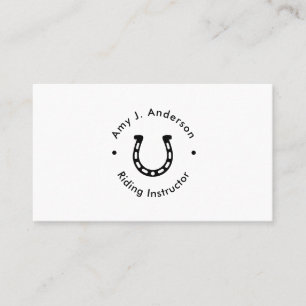 Horse Instructor Business Card