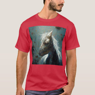 Horse Japanese Anime Character Illustration Concep T-Shirt